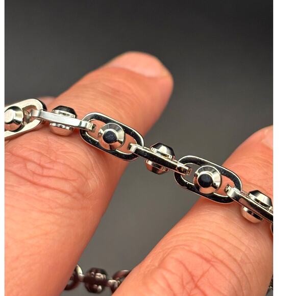 Michael Kors MKJ835700040 Premium Astor Link Womens Silver Plated Bracelet NIBWT - Picture 11 of 17